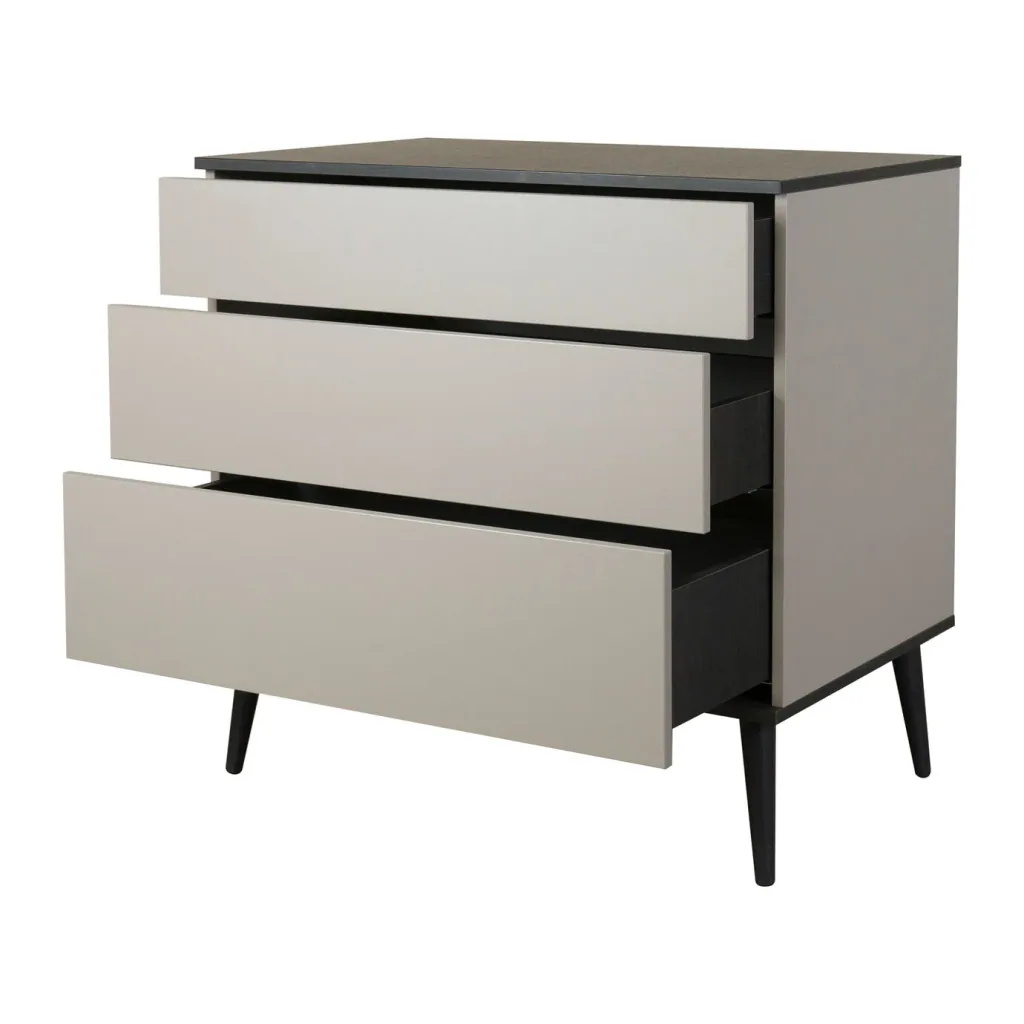 Quax commode - Flow, 3 laden, steen