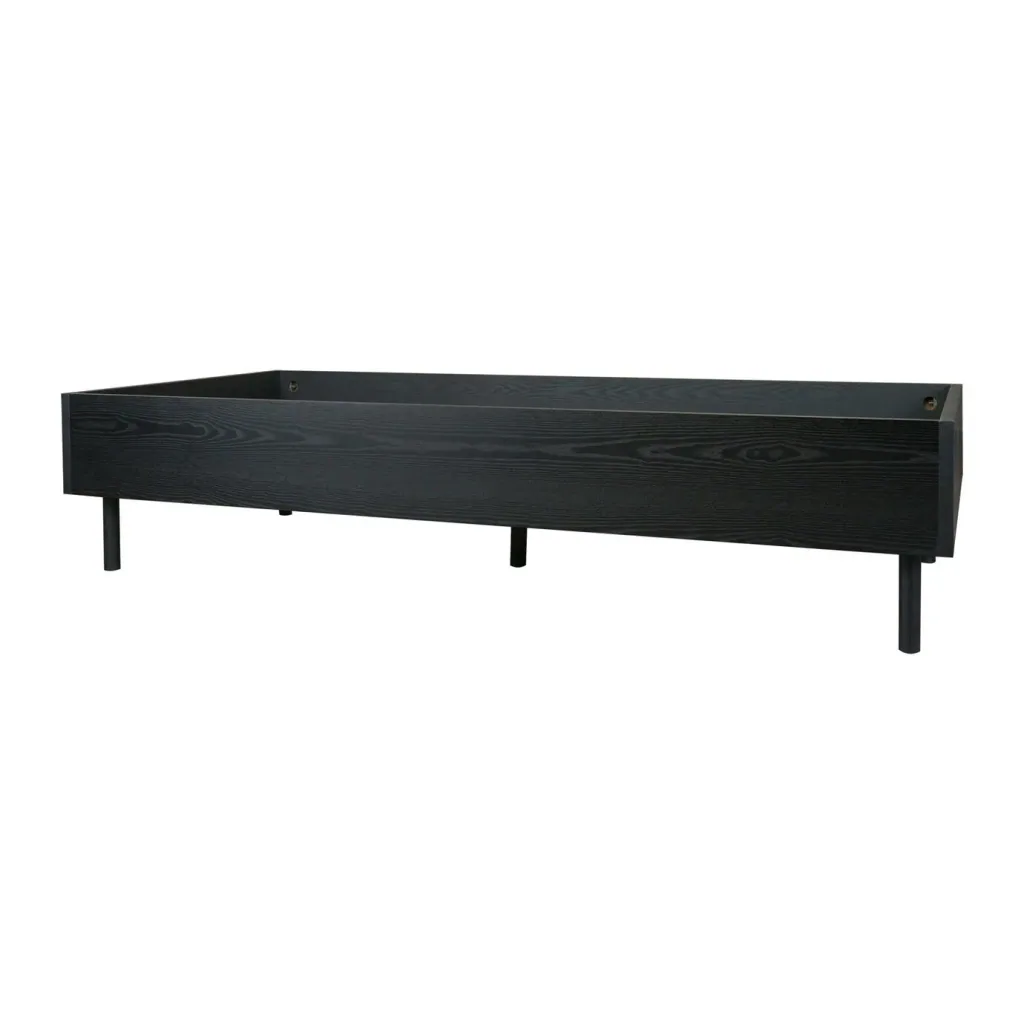 Quax juniorbed - Hai No Ki, zwart essenhout