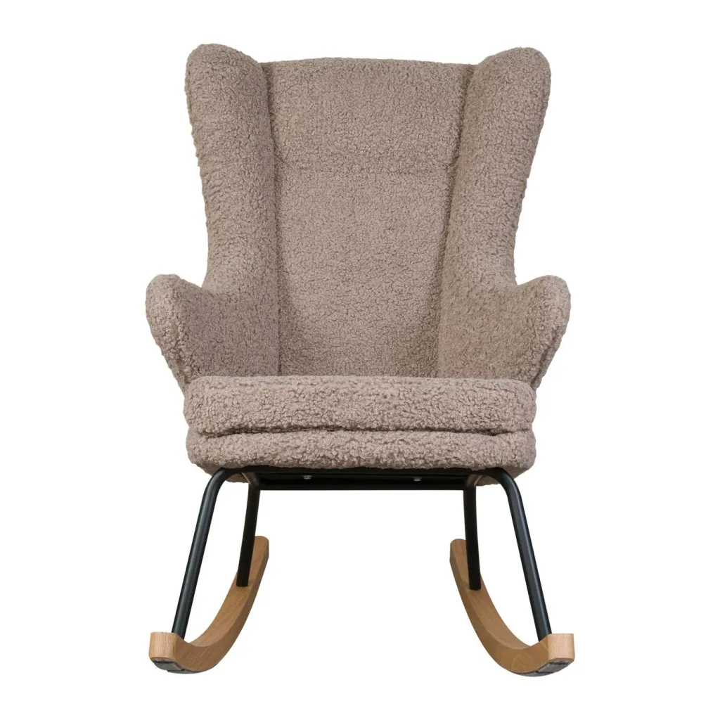 Quax schommelstoel, fauteuil voor borstvoeding - De Luxe, Kleur: Steen