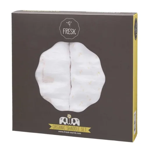 Fresk Swaddle Zwaan perzik