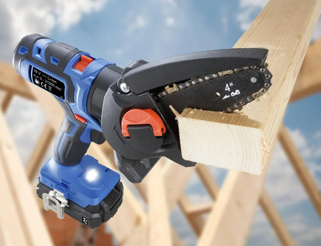 3-in-1 accu-aangedreven powertool, 17 stuks (Batterij en lader niet inbegrepen)
