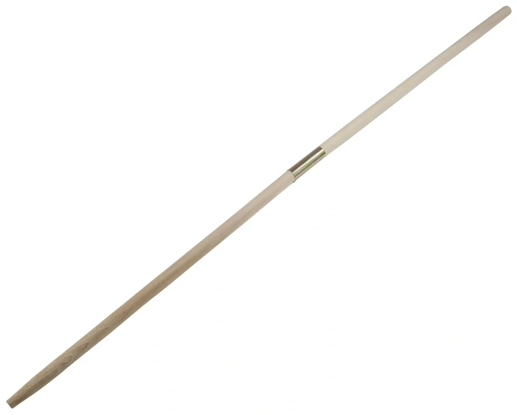Gereedschapsteel van beukenhout, 1600 x 28 mm, recht met conus, deelbaar