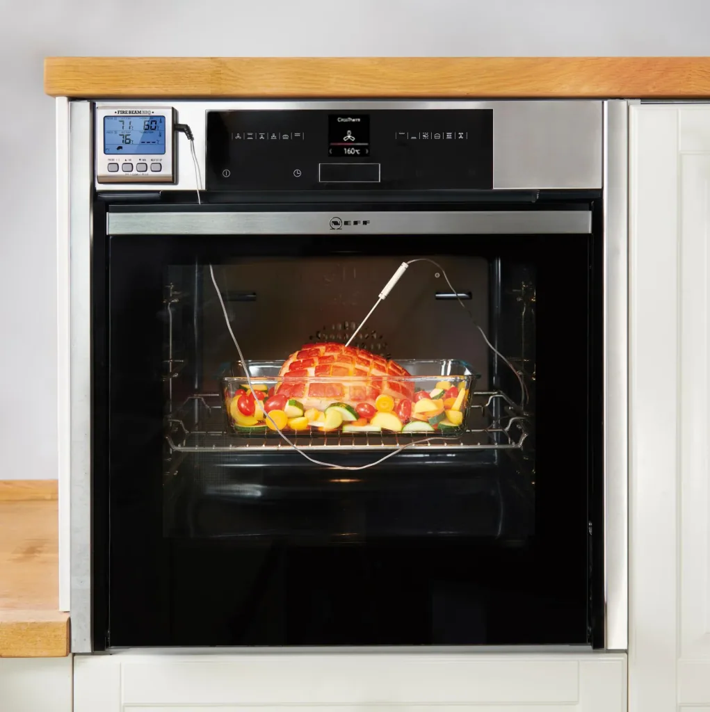 Grill/roasting thermometer dual, digital, with 2 temperature sensors