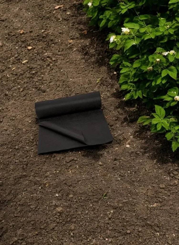 Weed control fleece black 10 m