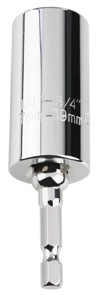 Universele dop met titanium inzet