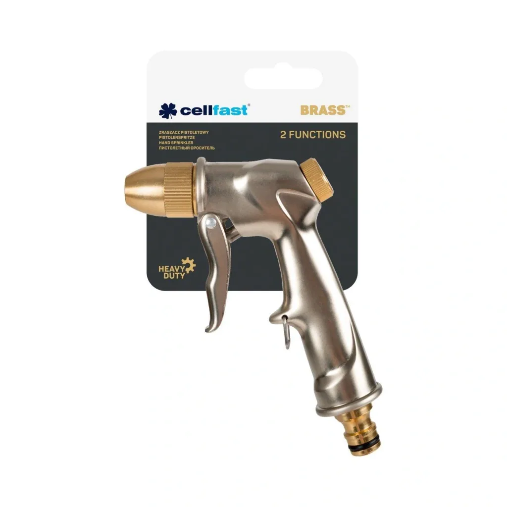 Pistole Handspritze Brass Solid