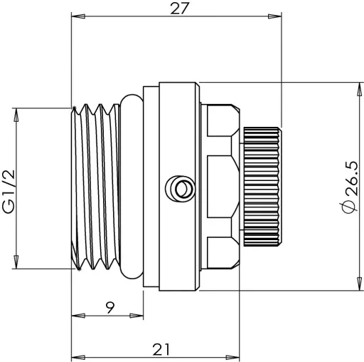 Automatische radiateurontluchter 1/2", 2 stuks