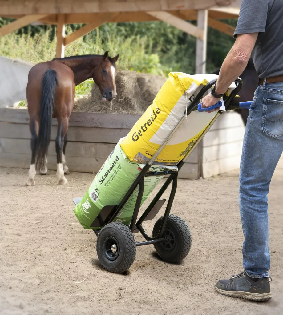 Compacte, opvouwbare steekwagen met een draagvermogen van 200 kg
