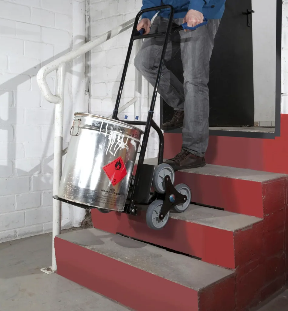 Inklapbare trappensteekkar, draagvermogen 120 kg