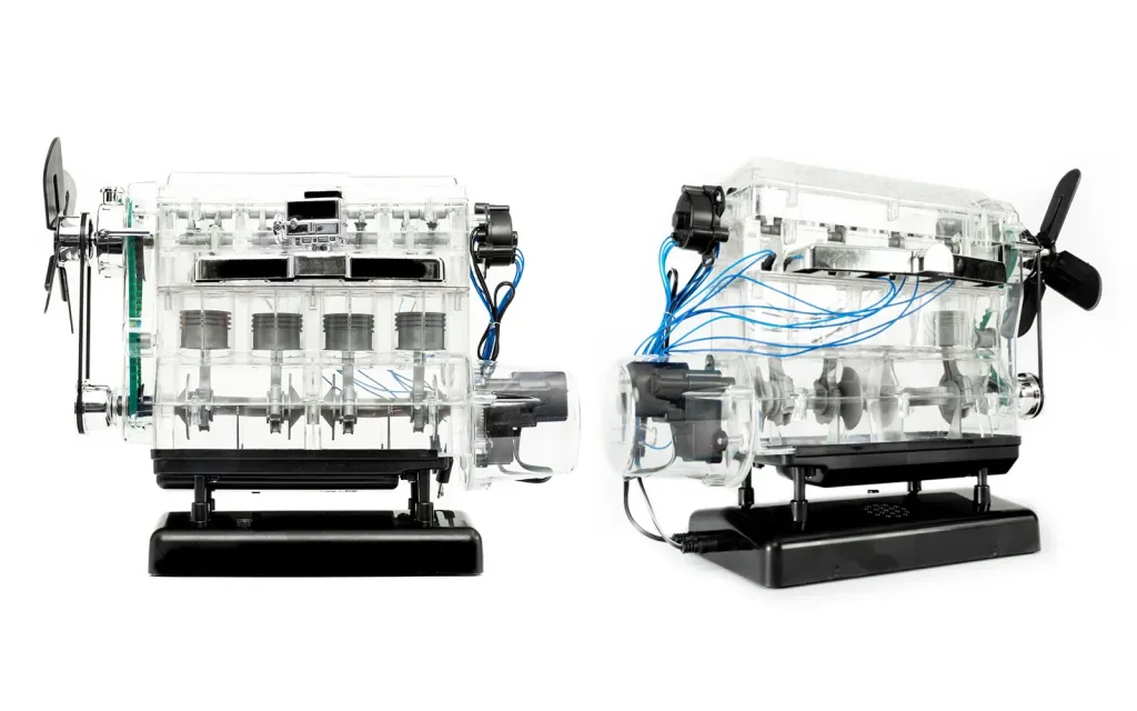 Grote techniekbouwpakket 4-cilindermotor