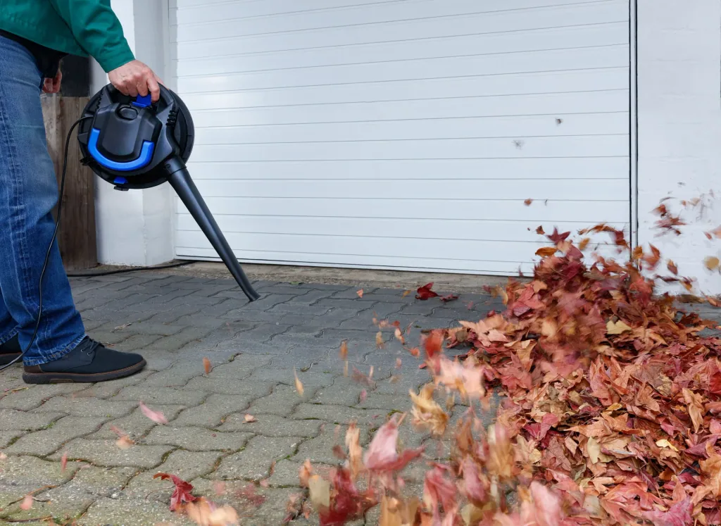3-in-1 nat-/droogzuiger en blazer van roestvrij staal
