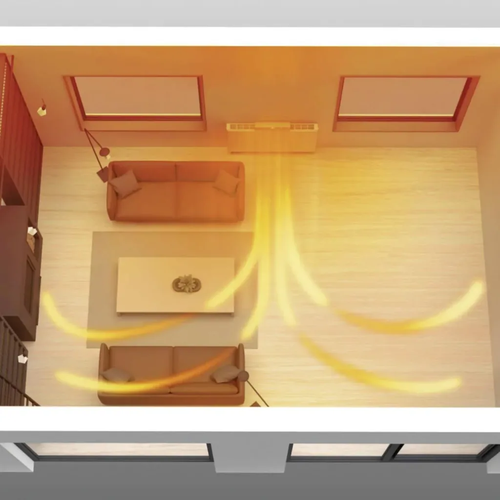 Smart Air verwarmings-warmtebooster