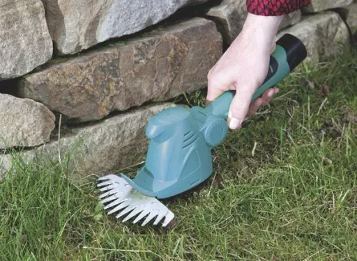 4-in-1 accu gras- en heggenschaar set, 10,8 volt met handvat