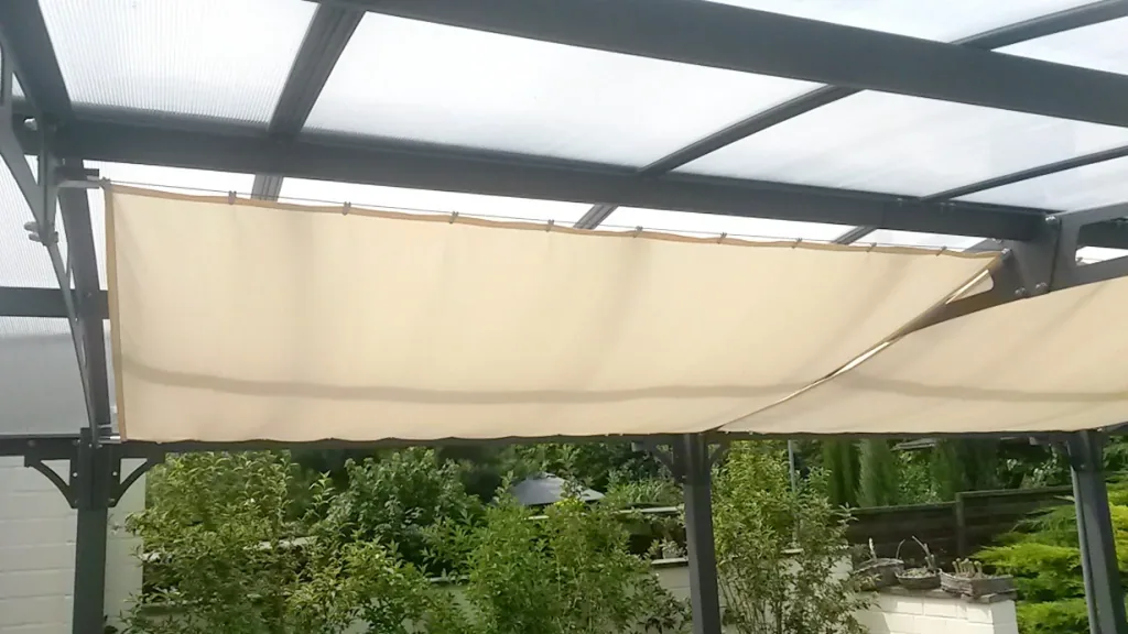 Complete zonzeilset ivoor 270 x 140 cm