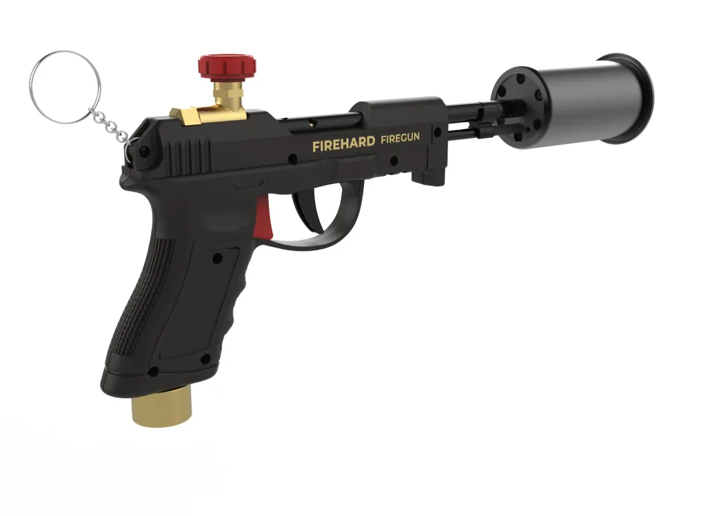 Aansteker voor de grill en vlamwerper Firegun