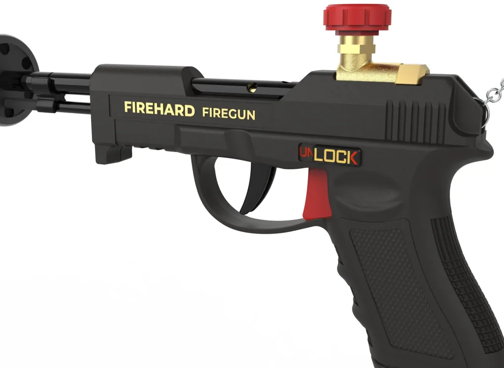 Aansteker voor de grill en vlamwerper Firegun
