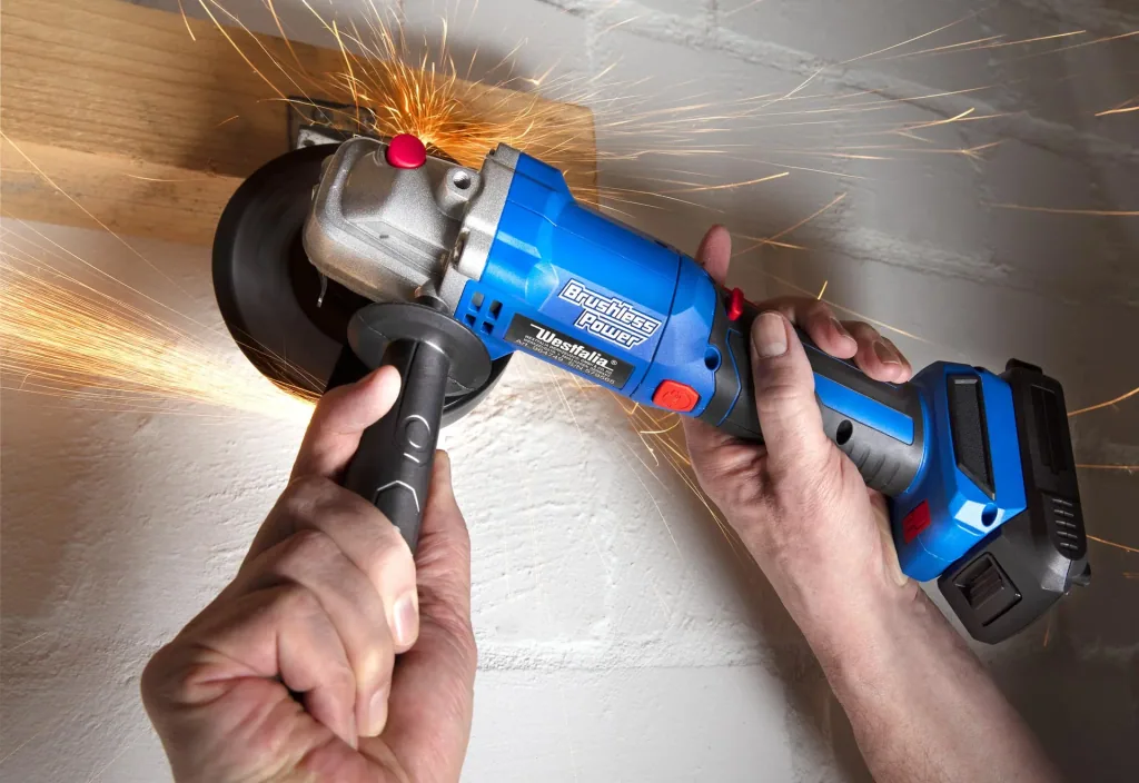 18V haakse slijper BL 125 mm WWSBL 125 (Accu en oplader niet inbegrepen)