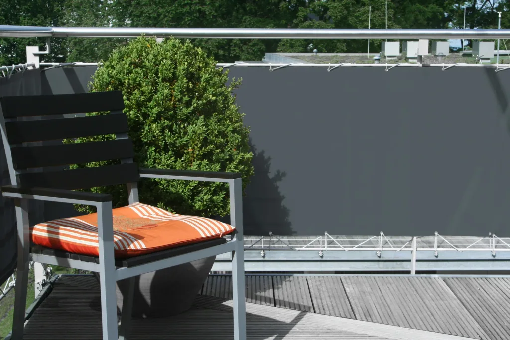Balkonbekleding, antraciet, 75 x 300 cm