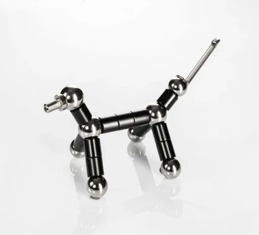 Magnetische balpen, kleur: zwart