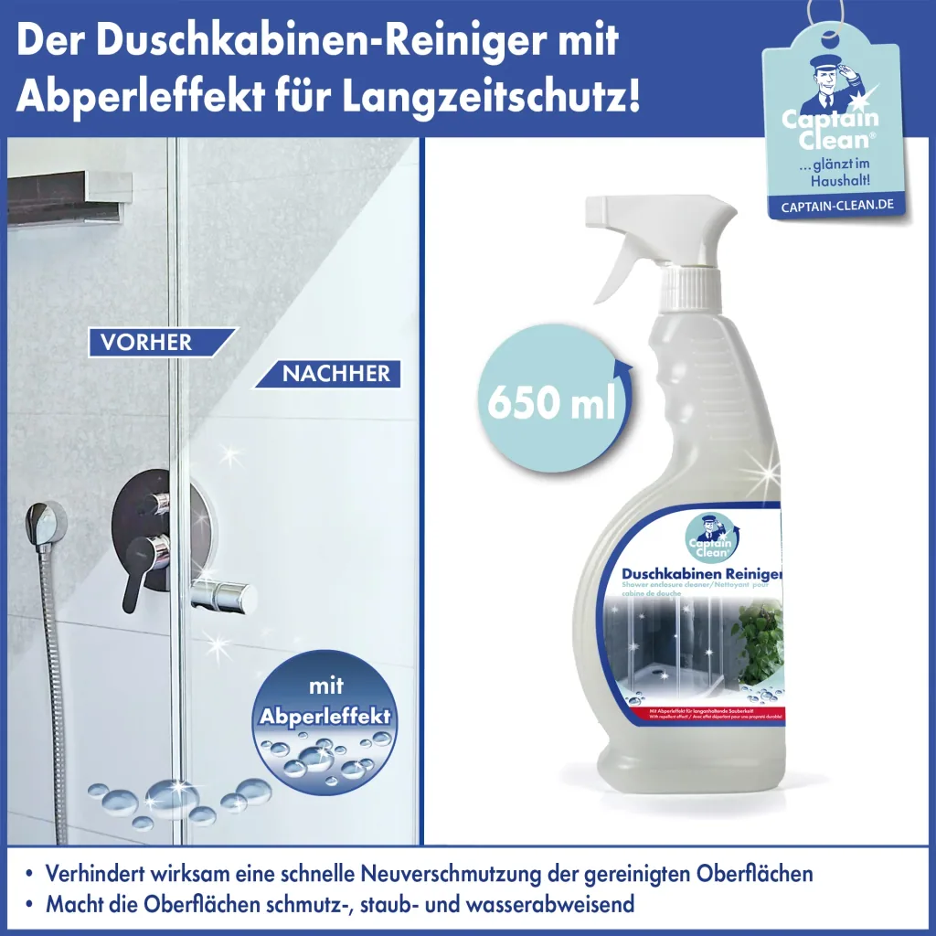 Reiniger voor douchecabine, 650 ml