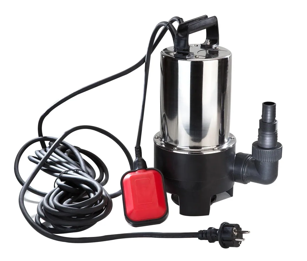 Vuilwater dompelpomp, 550 watt, roestvrij staal