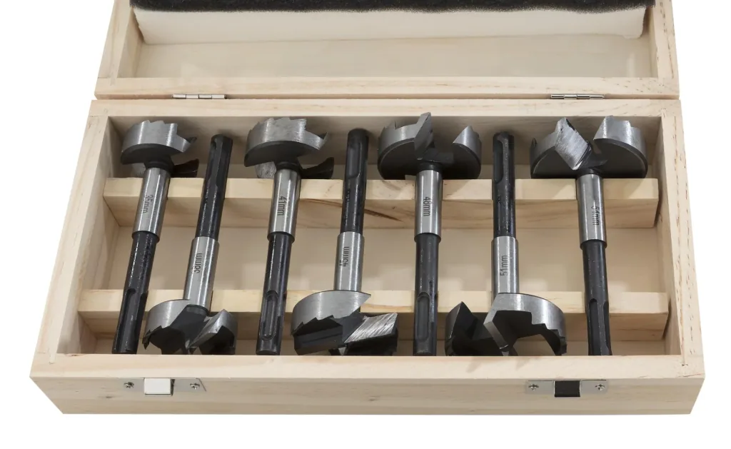 Forstner bit set 35-54 mm, 7 pieces