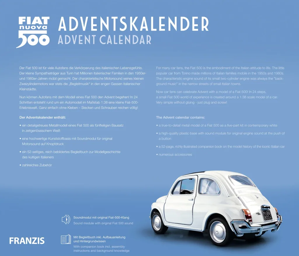 Advent calendar Fiat 500