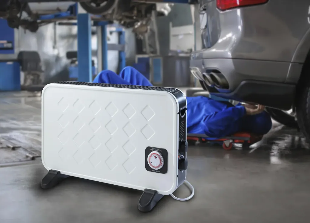 Convector verwarming met timer