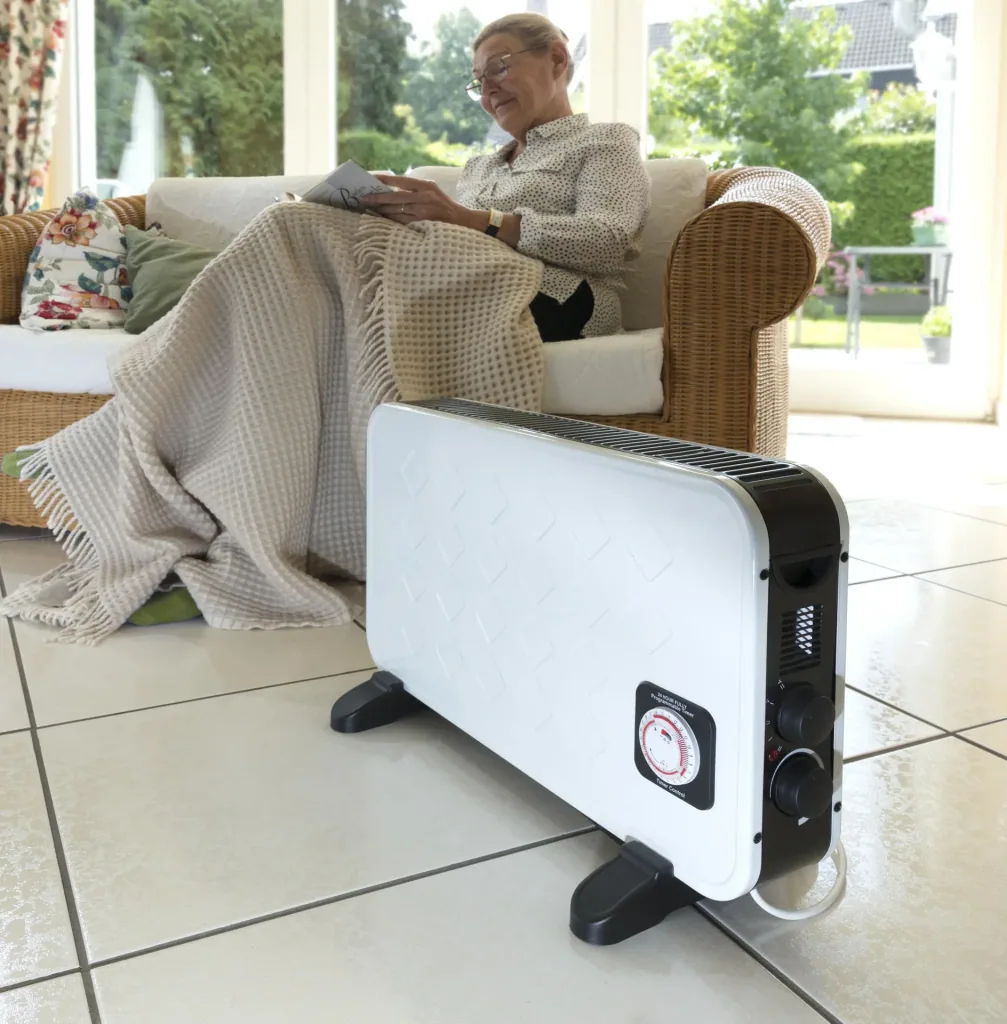 Convector verwarming met timer