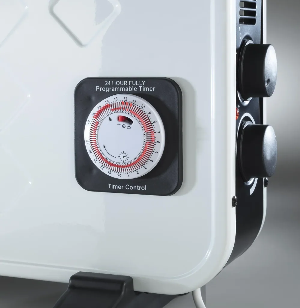 Convector verwarming met timer