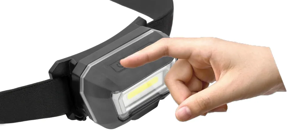 LED sensor-hoofdlamp met accu, IP65