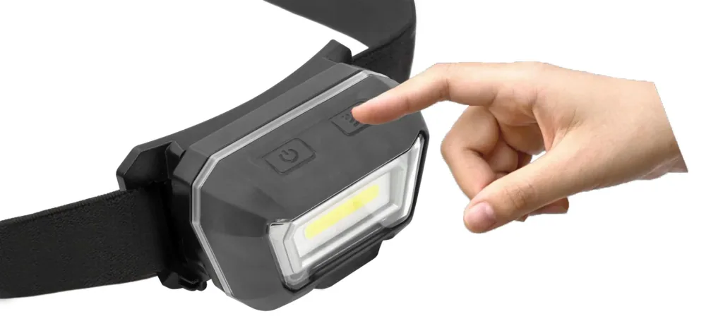 LED sensor-hoofdlamp met accu, IP65
