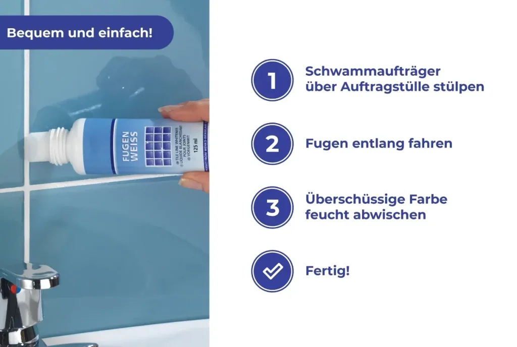 Voeg wit met sponsapplicator 125 ml