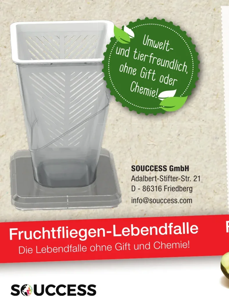 Levendvangende fruitvliegenval