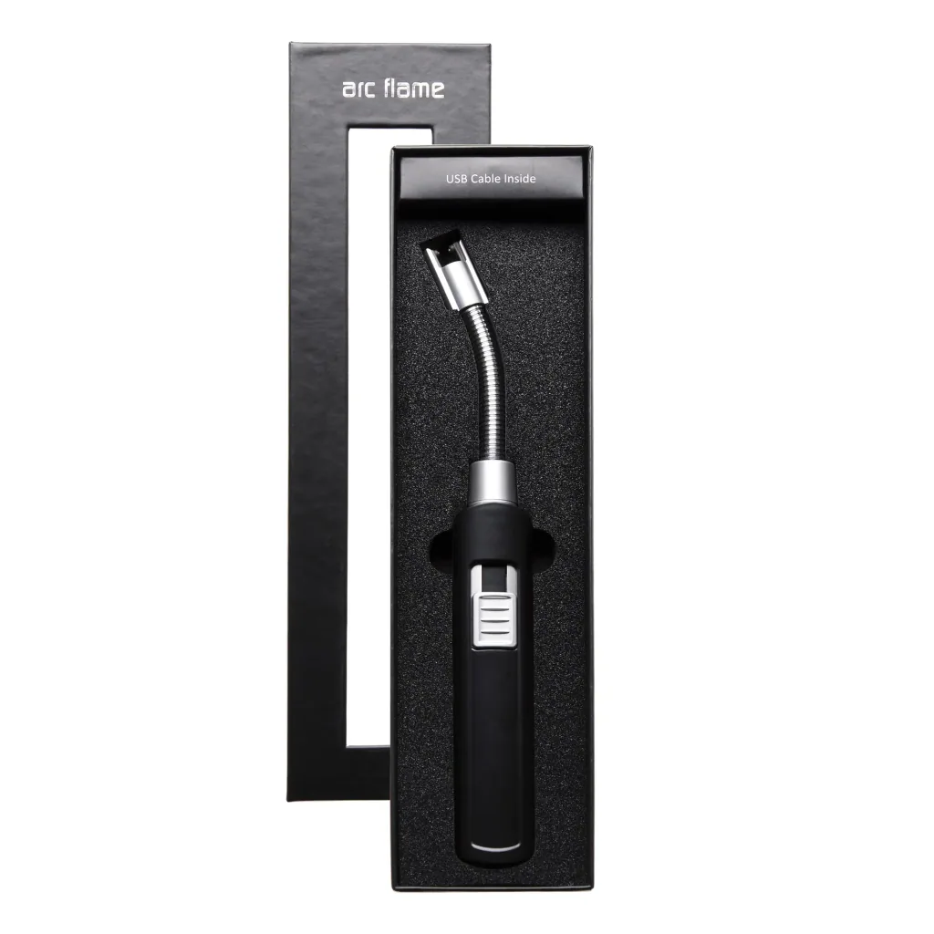 Boogaansteker Cozy Spark BBQ met flexibele hals en USB-kabel in vensterdoos