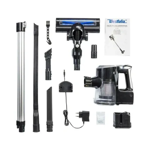 Power battery cyclone hand and floor vacuum cleaner