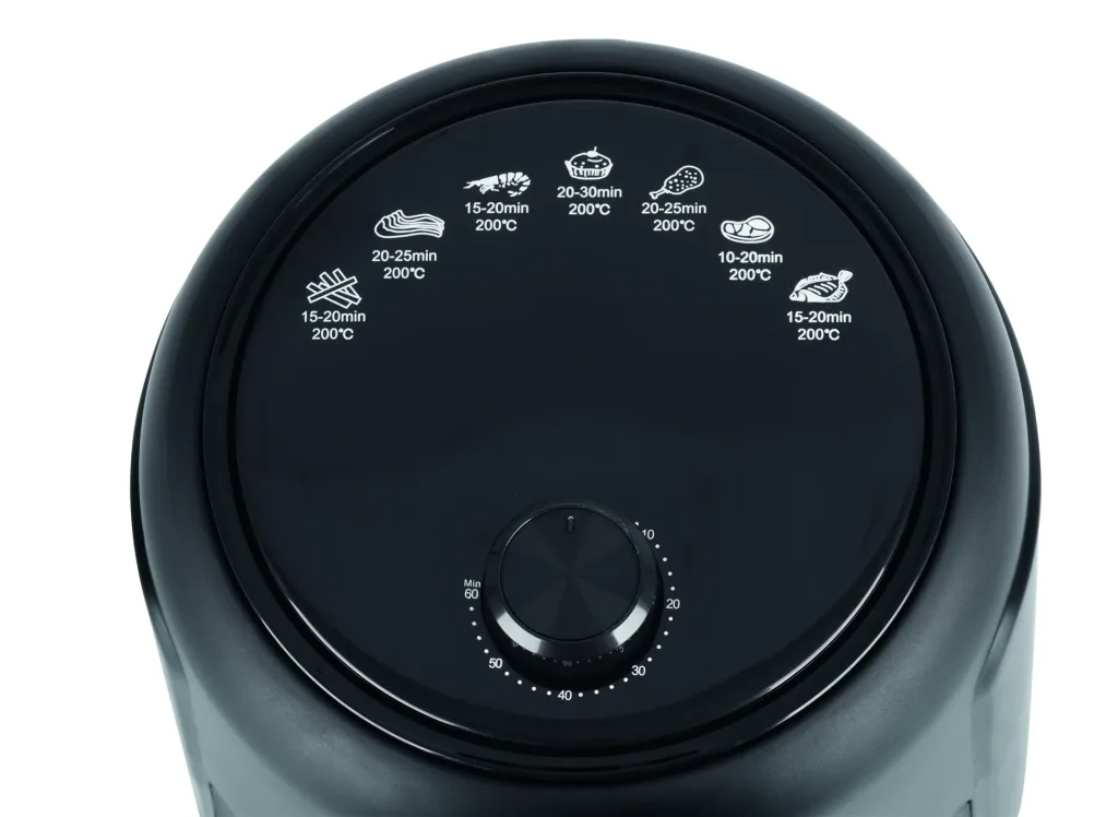 Heteluchtfriteuse, 2,3 l, 1000 W, zwart