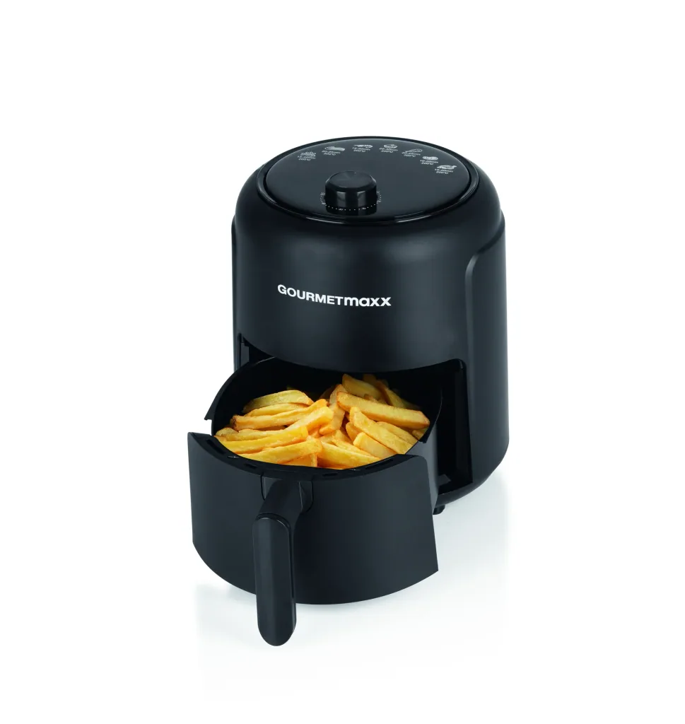 Heteluchtfriteuse, 2,3 l, 1000 W, zwart