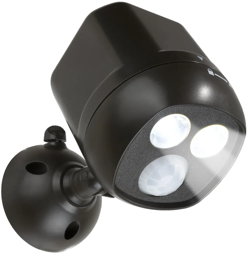 LED-veiligheidslicht met radiokoppeling, 2 stuks (Batterijen niet inbegrepen)