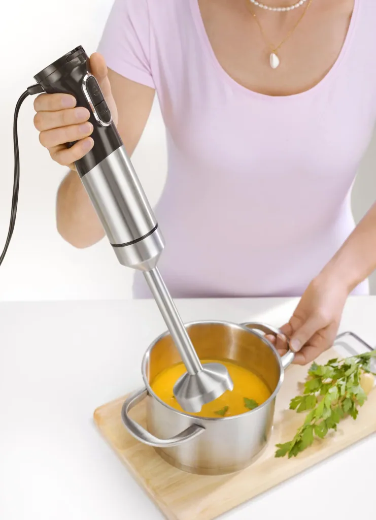 Power hand blender set 1500 watts stainless steel, including mixing bowl & whisk