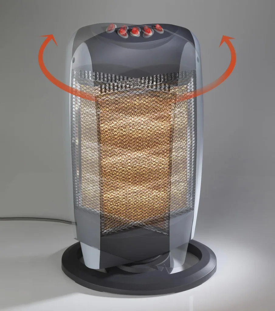 Halogeenverwarming, 3 standen