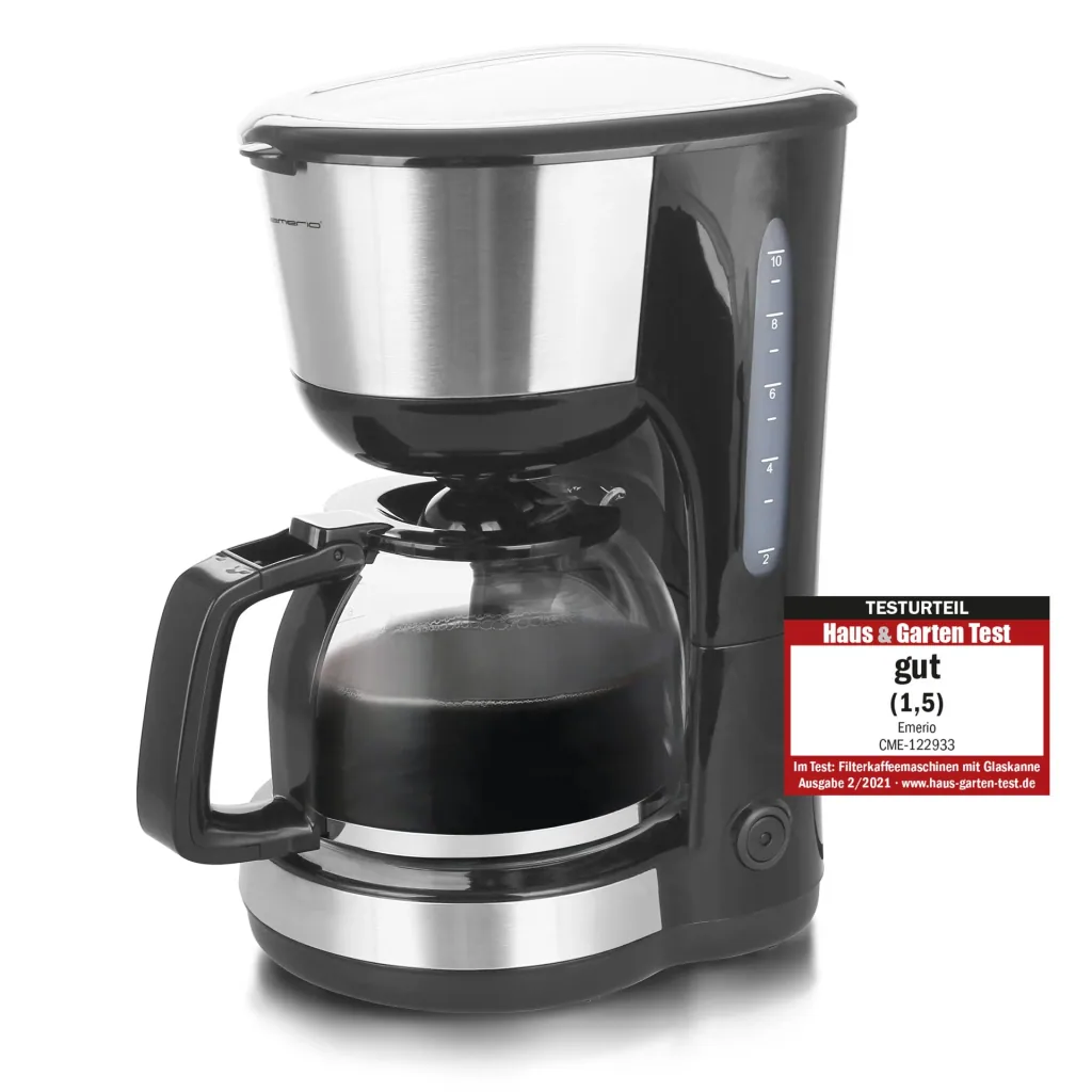 Coffee machine CME-122933, stainless steel, 1.25 liters