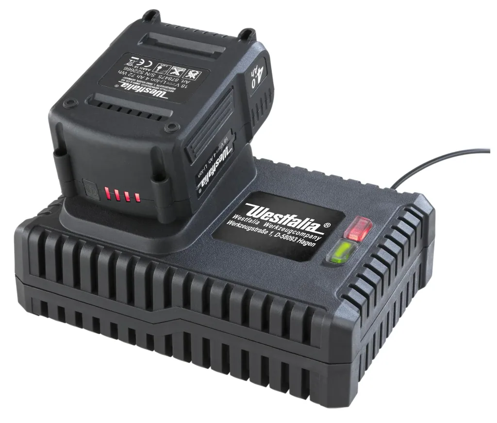 Snellader voor Li-Ion accu 4 A, 18 V