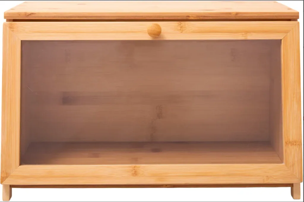 Broodtrommel XXL van bamboe en hout