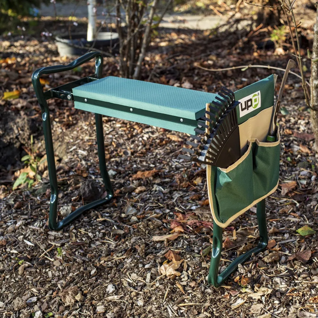2 in 1 seat and knee bench - load capacity up to 150 kg - including practical tool bag