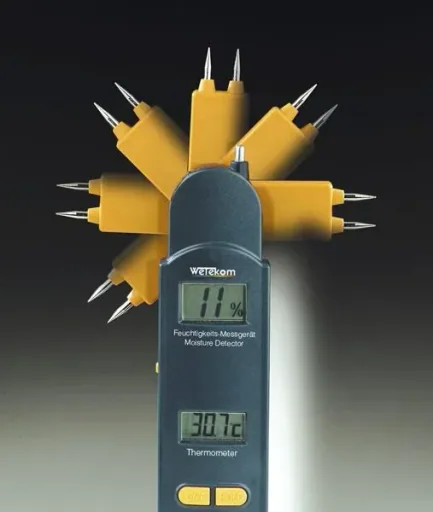Vochtigheidsmeter 0-60% / Thermometer -10 tot +50°C