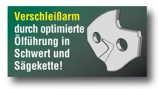 Titanium gecoate zaagketting voor 55 cm zwaard, 76 aandrijfschakels, 1,5 mm dikte, .325" steek