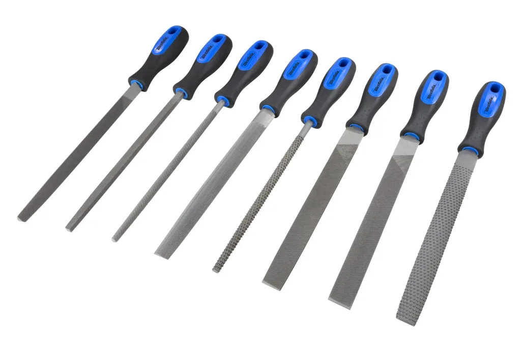 Vijl- en rasp set, 8 delen