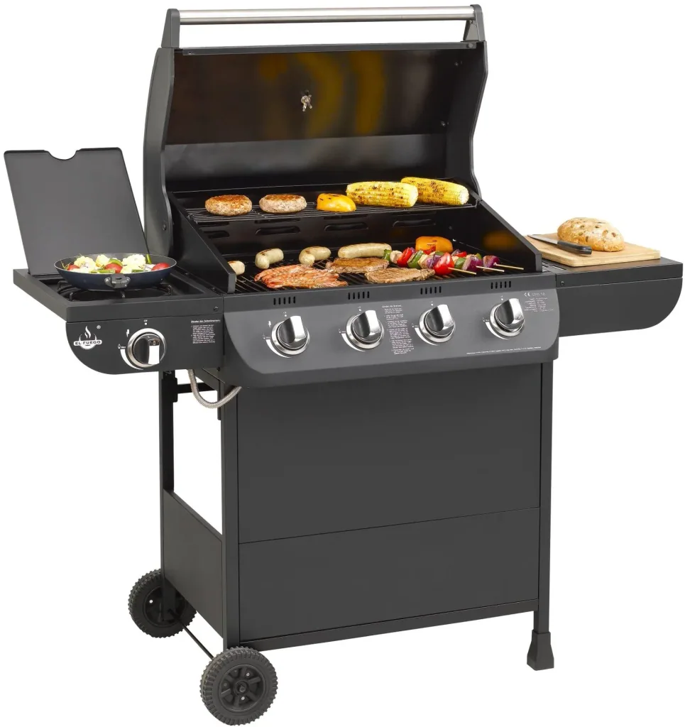 Gasgrill "Columbus" 4+1 brander