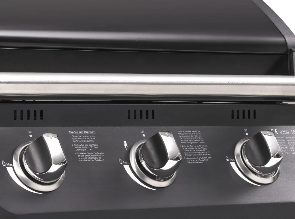 Gasgrill "Columbus" 3+1 branders